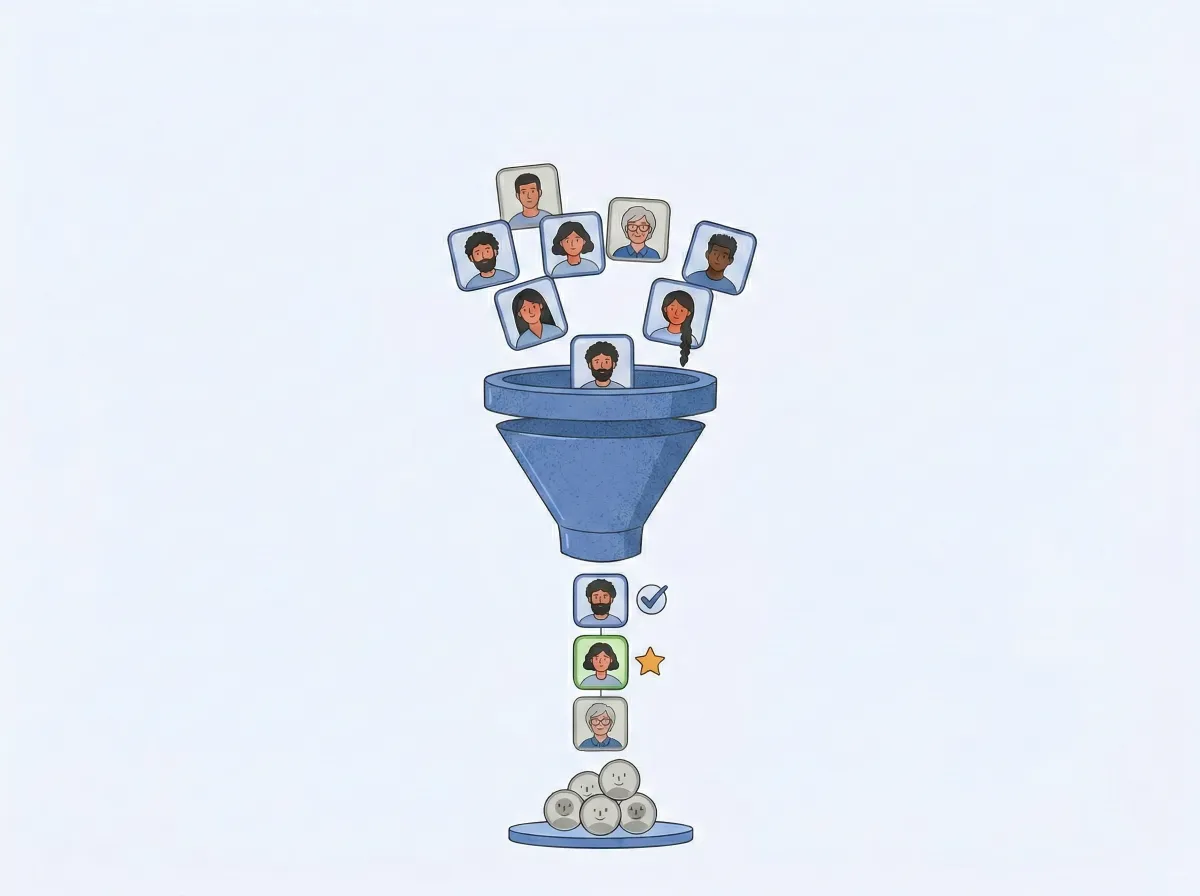 Only talk to candidates who actually fit